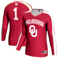 Oklahoma Sooners GameDay Greats #1 Lightweight Volleyball Fashion Jersey - Crimson