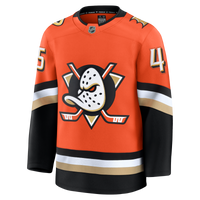 Anaheim Ducks Beckett Sennecke Fanatics Orange Home Premium Jersey