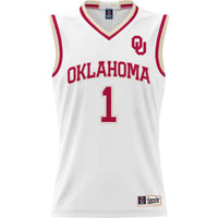 #1 Oklahoma Sooners GameDay Greats Lightweight Basketball Jersey - White
