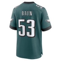Philadelphia Eagles Zack Baun Nike Midnight Green Team Game Jersey