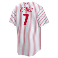 Philadelphia Phillies Trea Turner Nike White Home Replica Player Jersey