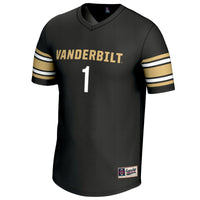 #1 Vanderbilt Commodores GameDay Greats Lightweight Lacrosse Jersey - Black