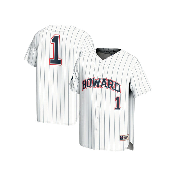#1 Howard Bison GameDay Greats Lightweight Baseball Fashion Jersey - White