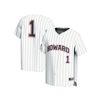 #1 Howard Bison GameDay Greats Lightweight Baseball Fashion Jersey - White