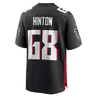 Atlanta Falcons Kyle Hinton Nike Black Team Game Jersey