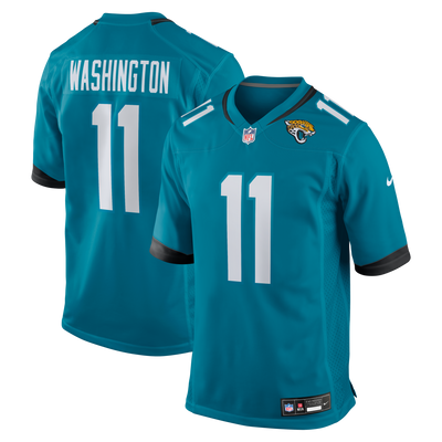 Jacksonville Jaguars Parker Washington Nike Teal Team Game Jersey