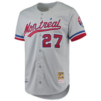 Montreal Expos Vladimir Guerrero Mitchell & Ness Gray Cooperstown Collection Authentic Jersey