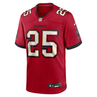 Tampa Bay Buccaneers Jacob Parrish Nike Red Team Game Jersey