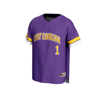 #1 ECU Pirates GameDay Greats Lightweight Collegiate Baseball Fashion Jersey - Purple