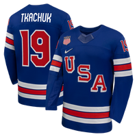 Matthew Tkachuk Nike Royal US Hockey 2026 Home Replica Jersey