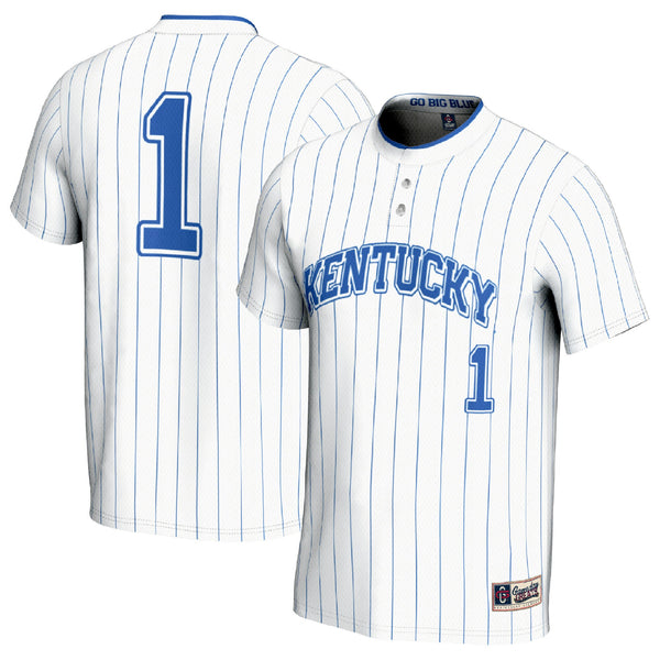 #1 Kentucky Wildcats GameDay Greats Lightweight Softball Fashion Jersey - White