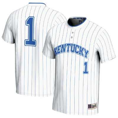 #1 Kentucky Wildcats GameDay Greats Lightweight Softball Fashion Jersey - White