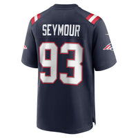 New England Patriots Richard Seymour Nike Navy Retired Player Game Jersey