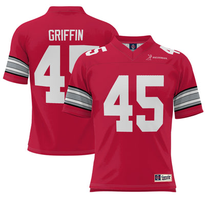 Archie Griffin Ohio State Buckeyes GameDay Greats Heisman Football Jersey - Scarlet
