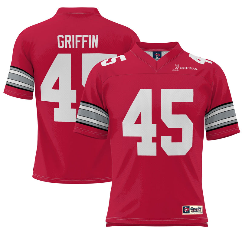 Archie Griffin Ohio State Buckeyes GameDay Greats Heisman Football Jersey - Scarlet