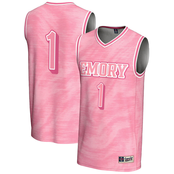 #1 Emory Eagles GameDay Greats Lightweight Basketball Jersey - Pink