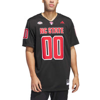 adidas #00 Black NC State Wolfpack Premier Strategy Jersey