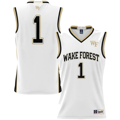 #1 Wake Forest Demon Deacons GameDay Greats Lightweight Basketball Jersey - White