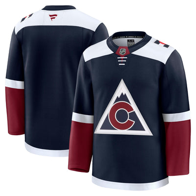 Colorado Avalanche Fanatics Navy Alternate Premium Jersey
