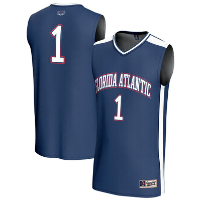 #1 Florida Atlantic Owls GameDay Greats Lightweight Basketball Jersey - Navy