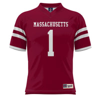 #1 UMass Minutemen GameDay Greats Football Jersey - Maroon
