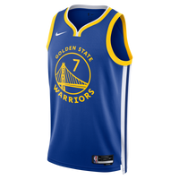 Golden State Warriors Nike Icon Edition Swingman Jersey - Royal - Kristaps Porziņģis
