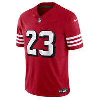 San Francisco 49ers Christian McCaffrey Nike Scarlet Vapor F.U.S.E. Limited Jersey