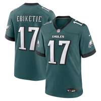 Philadelphia Eagles Arnold Ebiketie Nike Midnight Green Team Game Jersey