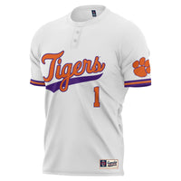 #1 Clemson Tigers GameDay Greats Lightweight Softball Jersey - White