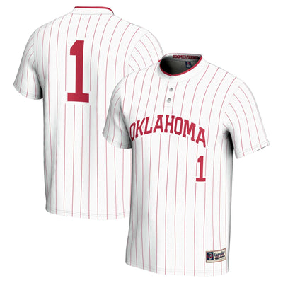 #1 Oklahoma Sooners GameDay Greats Lightweight Softball Jersey - White