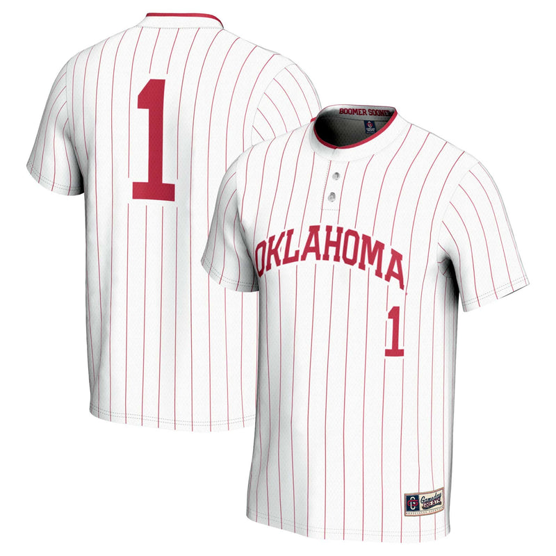#1 Oklahoma Sooners GameDay Greats Lightweight Softball Jersey - White