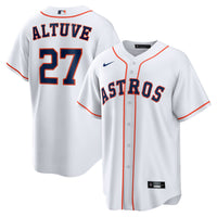 Houston Astros Jose Altuve Nike White Home Replica Player Name Jersey