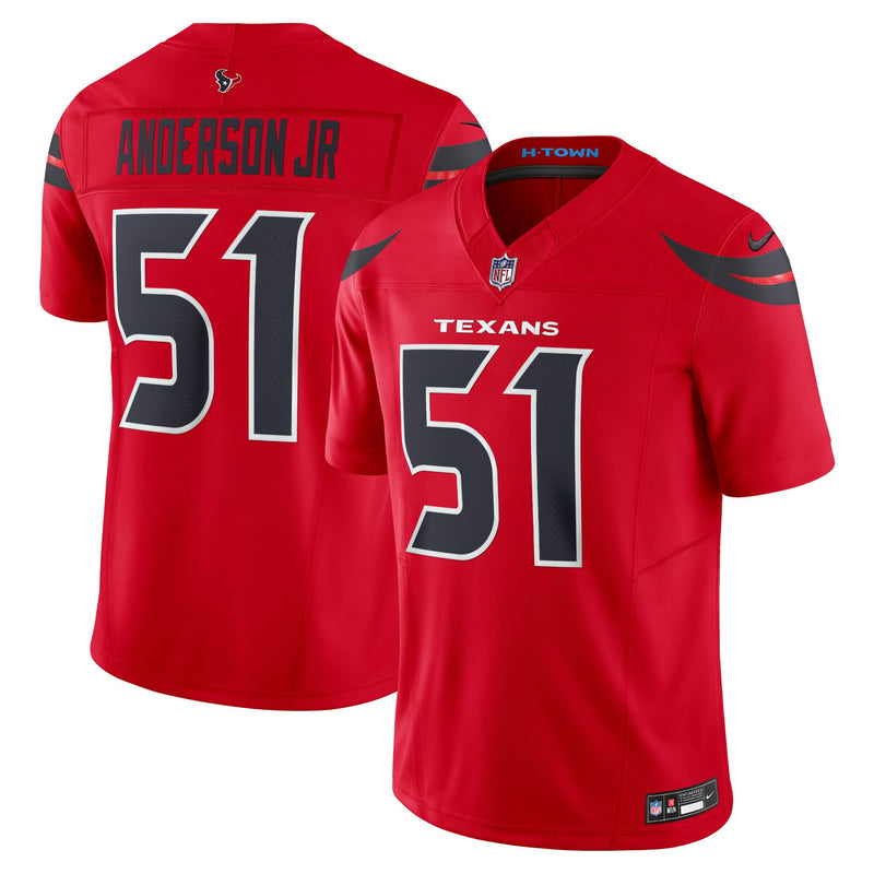 Houston Texans Will Anderson Jr. Nike Red Alternate Vapor F.U.S.E. Limited Jersey