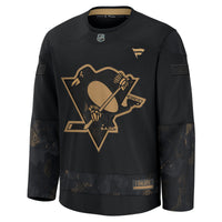 Pittsburgh Penguins Fanatics Black 2024 Military Appreciation Practice Jersey