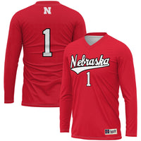 #1 Nebraska Huskers GameDay Greats Lightweight Volleyball Jersey - Scarlet