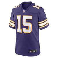 Minnesota Vikings Dallas Turner Nike Purple Alternate Game Jersey