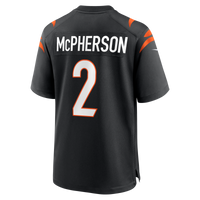 Cincinnati Bengals Evan McPherson Nike Black Game Jersey