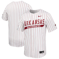 Nike White Arkansas Razorbacks Limited Baseball Jersey