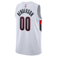 Portland Trail Blazers Nike Replica Association Edition Swingman Jersey - White - Scoot Henderson