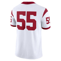 #55 USC Trojans Nike Limited Away Game Jersey - White