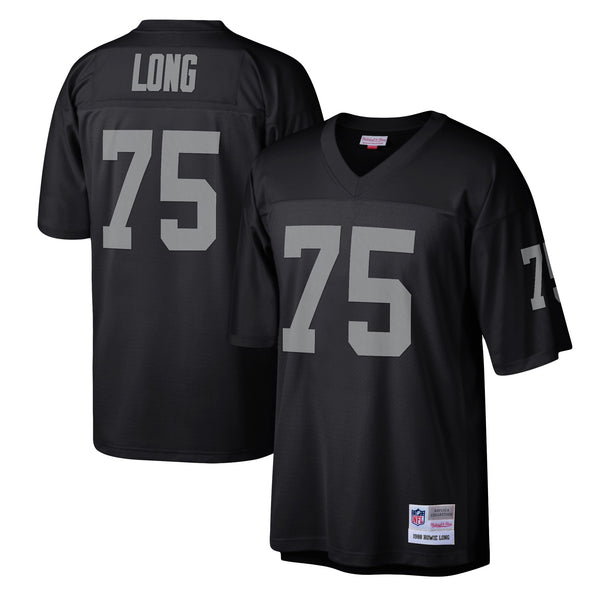 Las Vegas Raiders Howie Long Mitchell & Ness Black Legacy Replica Jersey