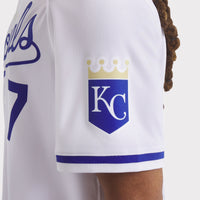 Kansas City Royals Bobby Witt Jr. Nike White Home Limited Player Jersey
