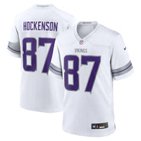 Minnesota Vikings T.J. Hockenson Nike White Alternate Game Player Jersey