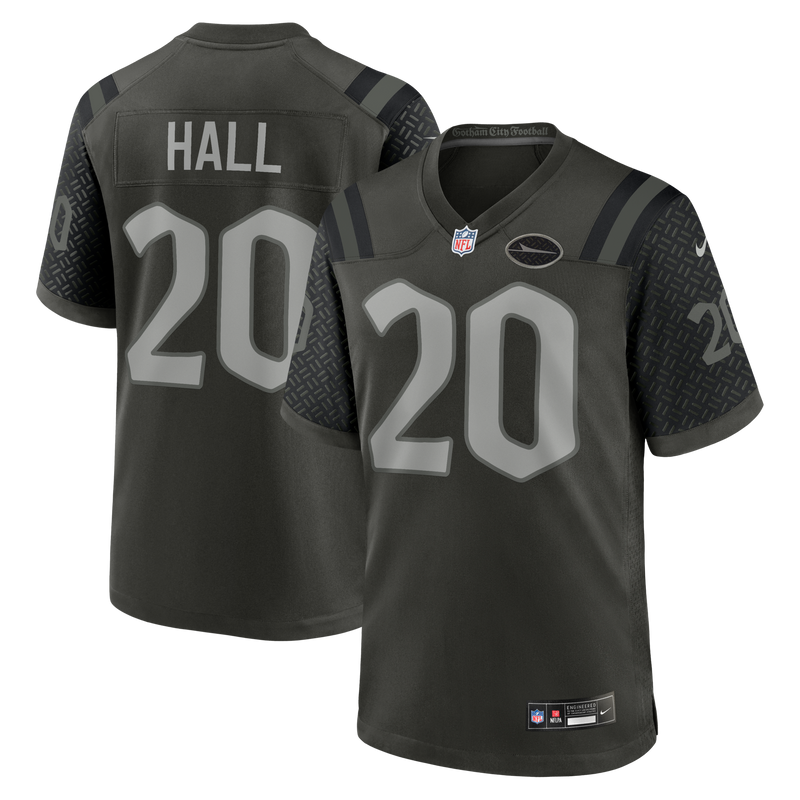 New York Jets Breece Hall Nike Gotham Green 2025 Rivalries Collection Game Jersey