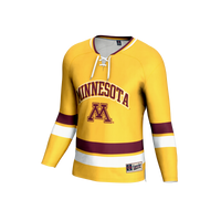 Minnesota Golden Gophers GameDay Greats Lightweight Hockey Fashion Jersey - Gold