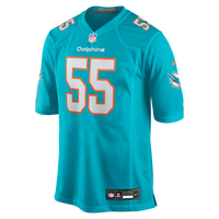 Miami Dolphins Aaron Brewer Nike Aqua Game Jersey