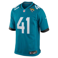 Jacksonville Jaguars Josh Hines-Allen Nike Teal Player Game Jersey