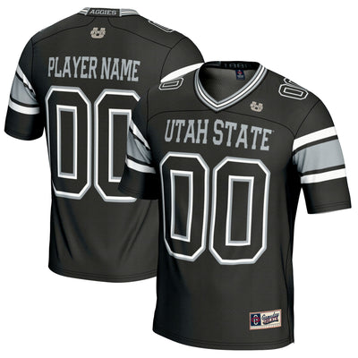 Utah State Aggies GameDay Greats NIL Pick-A-Player Football Jersey - Black