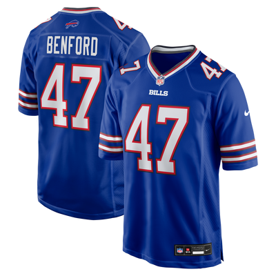 Buffalo Bills Christian Benford Nike Royal Game Jersey