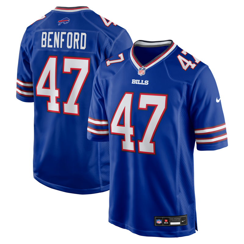 Buffalo Bills Christian Benford Nike Royal Game Jersey